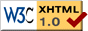 XHTML 1.0 valide